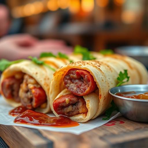Image of Boerewors Rolls with Chutney